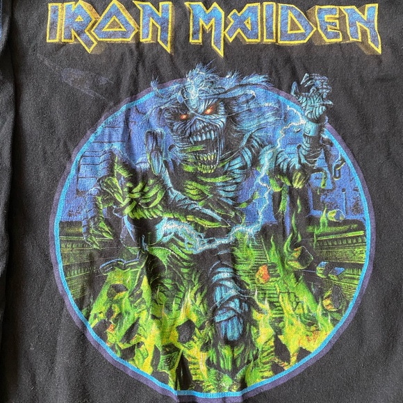 Iron Maiden Somewhere Back in Time Tour Shirt 2008 - Picture 8 of 10